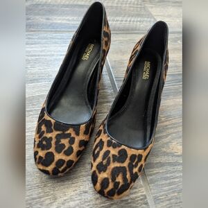NWT Michael Kors Leopard Heel